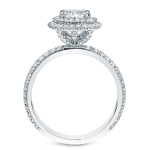 1 3/4ct TDW Diamond Halo Engagement Ring, Yaffie Gold Certified