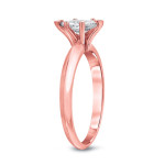 Impeccable Yaffie Marquise Diamond Engagement Ring in Rose Gold with a Sparkling 1/2ct TDW