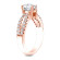 Yaffie Rose Gold Engagement Ring: Crafting Love in Every Detail