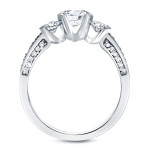Contemporary Yaffie White Gold Engagement Ring with 1 1/2ct TDW Diamonds