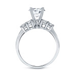 Dazzling Yaffie Round Diamond Bridal Ring Set in 1 1/2ct TDW White Gold
