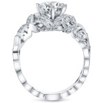 Engage in Elegance with Yaffie 1 1/2ct TDW White Gold Diamond Ring.