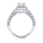 Royal Princess 1 1/4ct TDW Diamond Engagement Ring in Shimmering White Gold by Yaffie