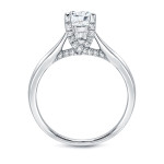 White Gold Diamond Ring - Yaffie 1ct Round Solitaire