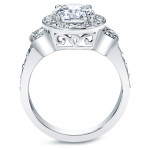 Certified Diamond Ring by Yaffie with 2 3/4ct TDW in White Gold.