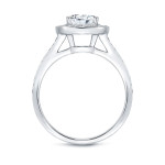 2ct TDW Cushion-cut Diamond Ring in Yaffie White Gold