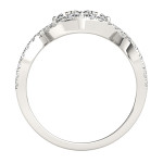Eternal Love: Yaffie White Gold 2-Stone Infinity Diamond Ring (0.75ct)