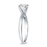 Golden Yaffie 1ct Sparkling Round Diamond Engagement Ring