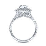 Sparkling Love: Yaffie Gold Certified 2ct TDW Cushion Cut Engagement Ring