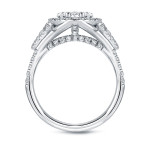 Certified Heart-Shaped Diamond Engagement Ring in Yaffie White Gold - 1.875ct TDW