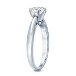 Sparkling Perfection: Yaffie Platinum 1 ct. Round-Cut Diamond Solitaire Engagement Ring