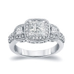 Stunning Yaffie Platinum 3-Stone Diamond Ring (1 1/2ct TDW) for Your Perfect Proposal