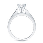 Platinum Princess-cut Diamond Halo Bridal Ring Set - Certified 1 1/2ct TDW by Yaffie