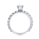 Dazzling Yaffie Platinum Diamond Engagement Ring with 1 1/2ct TDW Round Cut Solitaire