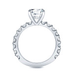 Asscher Cut Diamond Engagement Ring - Yaffie Platinum 1.75ct TW Certified