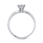 Platinum Marquise Diamond Solitaire Engagement Ring by Yaffie - Half Carat Total Diamond Weight