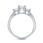 Platinum Princess 1ct TDW Diamond Engagement Ring by Yaffie