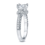 Platinum Beauty: 2ct TDW Round Cut Diamond Engagement Ring by Yaffie