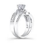 Sleek Yaffie Platinum Bridal Ring Set with Certified Diamonds