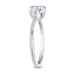 Sparkle with Confidence: Yaffie Certified 7/8ct Platinum Diamond Ring