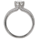 Bridal Bliss: Yaffie 4/5ct TDW Diamond Ring Set in White Gold