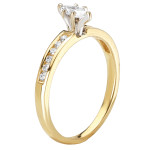Yaffie Sparkling Marquise and Baguette Diamond Wedding Ring - 2/5ct Total Diamond Weight