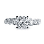 Vintage Beauty: Yaffie White Gold Diamond Engagement Ring (1ct TDW)