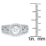 Vintage 1ct TDW Diamond Ring by Yaffie in White Gold