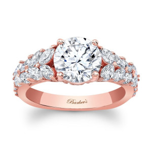 Rose Gold Diamond Proposal Ring with 1.875ct Round-cut Diamond