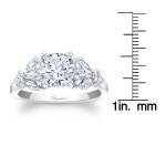Yaffie 1.25ct TDW White Gold Engagement Ring with Round-cut Diamonds