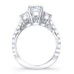 Round-cut Diamond Engagement Ring by Yaffie White Gold with 1 3/4ct TDW
