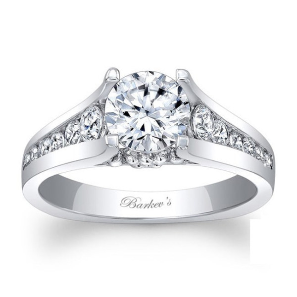 Sparkling Yaffie White Gold Ring with Dazzling 1.6ct TDW Diamonds - Perfect for Your Engagement!