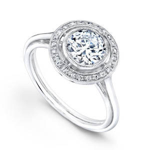 Say 'yes' to Yaffie Designer White Gold Diamond Engagement Ring