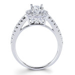 Yaffie Diamonds' White Gold Oval Wedding Set - 3/4 ctw Diamond Sparkle