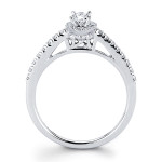 Bridal Bliss: Yaffie Diamonds' Halo Diamond Set with 5/8 ct TDW in White Gold