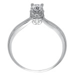 Dazzling Yaffie White Gold Diamond Engagement Ring - 1/3ct TDW