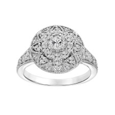 Yaffie’s Bright White Gold Diamond Ring – Love in Every Sparkle