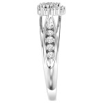 Yaffie Sterling Silver 1/2ct TDW Diamond Heart Promise Ring