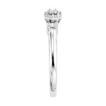 Dazzling Yaffie Promise Ring with 1/5ct TDW Sterling Silver Diamonds.