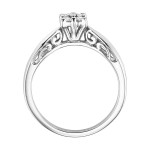 Yaffie Sparkling Silver Diamond Composite Ring, boasting 1/5ct TDW & a Brilliant High Polish!