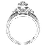 Sterling Silver Marquise Bridal Set with 5/8 Carat TDW Diamonds