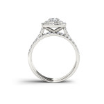 Yaffie 1.25ct Diamond Halo Engagement Ring Set