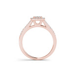 Gorgeous Yaffie Gold Diamond Cushion Engagement Ring - 0.5ct TDW!