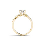 Sparkling Yaffie Gold Half Carat Diamond Engagement Ring