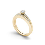Goldy Yaffie Bridal Set with 1/3 ct TDW Diamonds