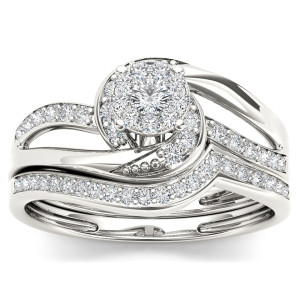 Bridal Bliss: Yaffie Gold Diamond Set with 1/3ct total diamond weight composite
