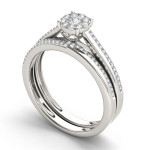 Gold Yaffie 1/3ct TDW Diamond Engagement Ring Duo