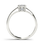 Radiant Gold Bridal Ring Set with 1/4ct TDW Multi-Stone Solitaire Diamonds by Yaffie