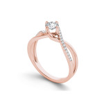 1/2ct TDW Diamond Engagement Ring in Yaffie Rose Gold