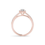 Rose Gold Diamond Engagement Ring with 1/2ct TDW Solitaire by Yaffie